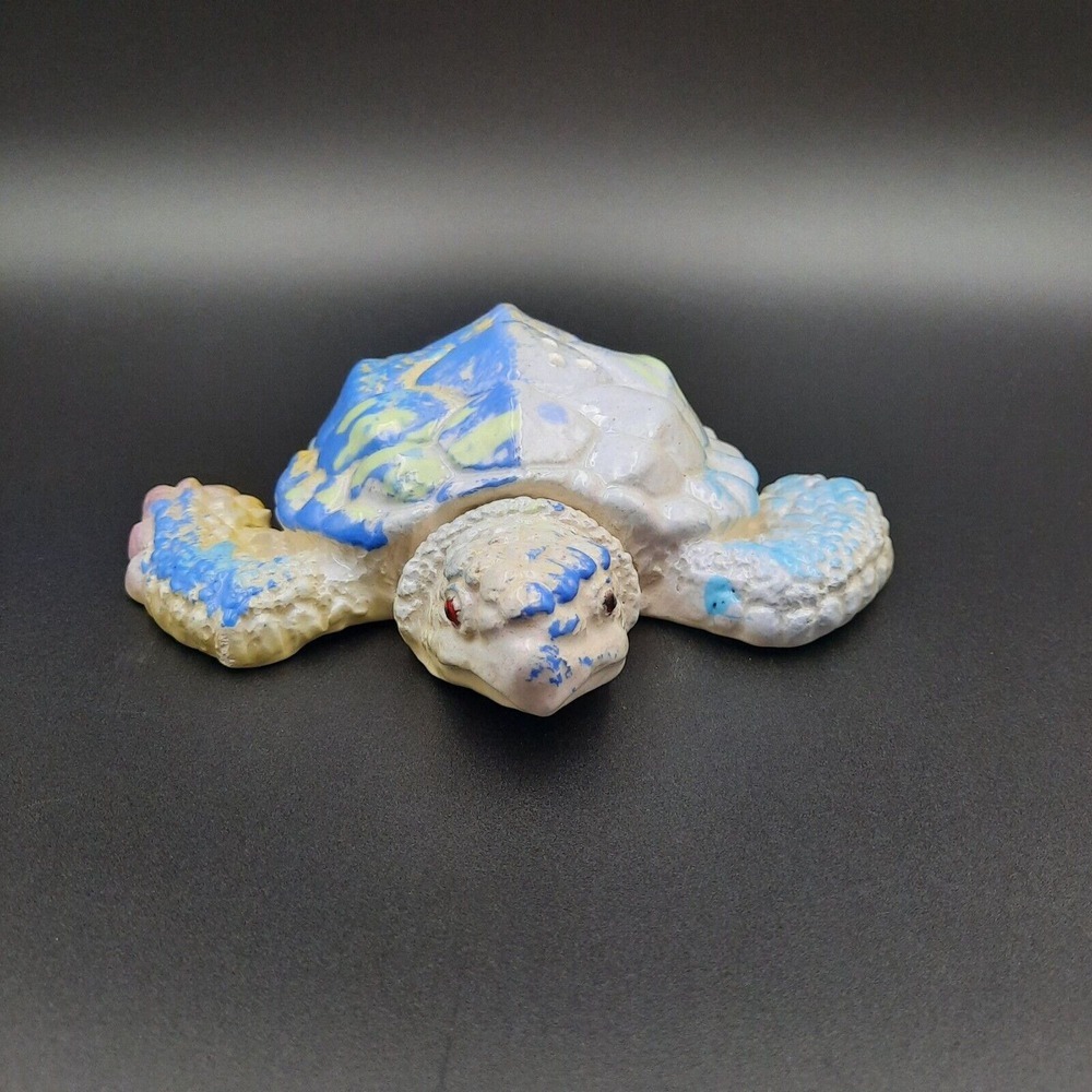 VTG Jim Rice Handcrafted Ceramic Sea Turtle Wall‎ Art Multicolored Glaze 1998 - Picture 4 of 7